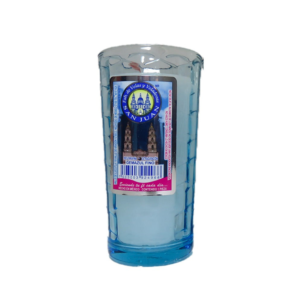 San Juan Veladora Gema Azul