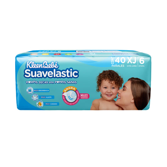 Suavelastic Max Pañal Extra Jumbo 40 pz