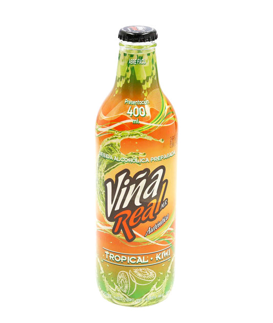 Bebida Alcoholica Vina Real Tropical Kiwi Botella 400 Mililitros