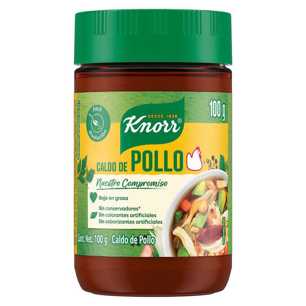 Consome De Pollo Knorr Suiza Frasco 100 Gramos