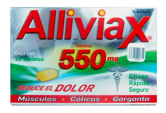 Naproxeno Sodico Aliviax 550 Gramos