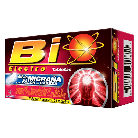 Bio Electro Analg Exhibodor con 24 Tabletas