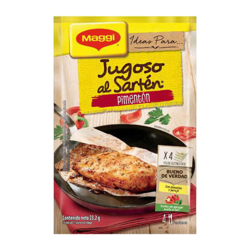 Jugoso al Sartén Maggi Pollo al Pimentón 23.2 Gramos