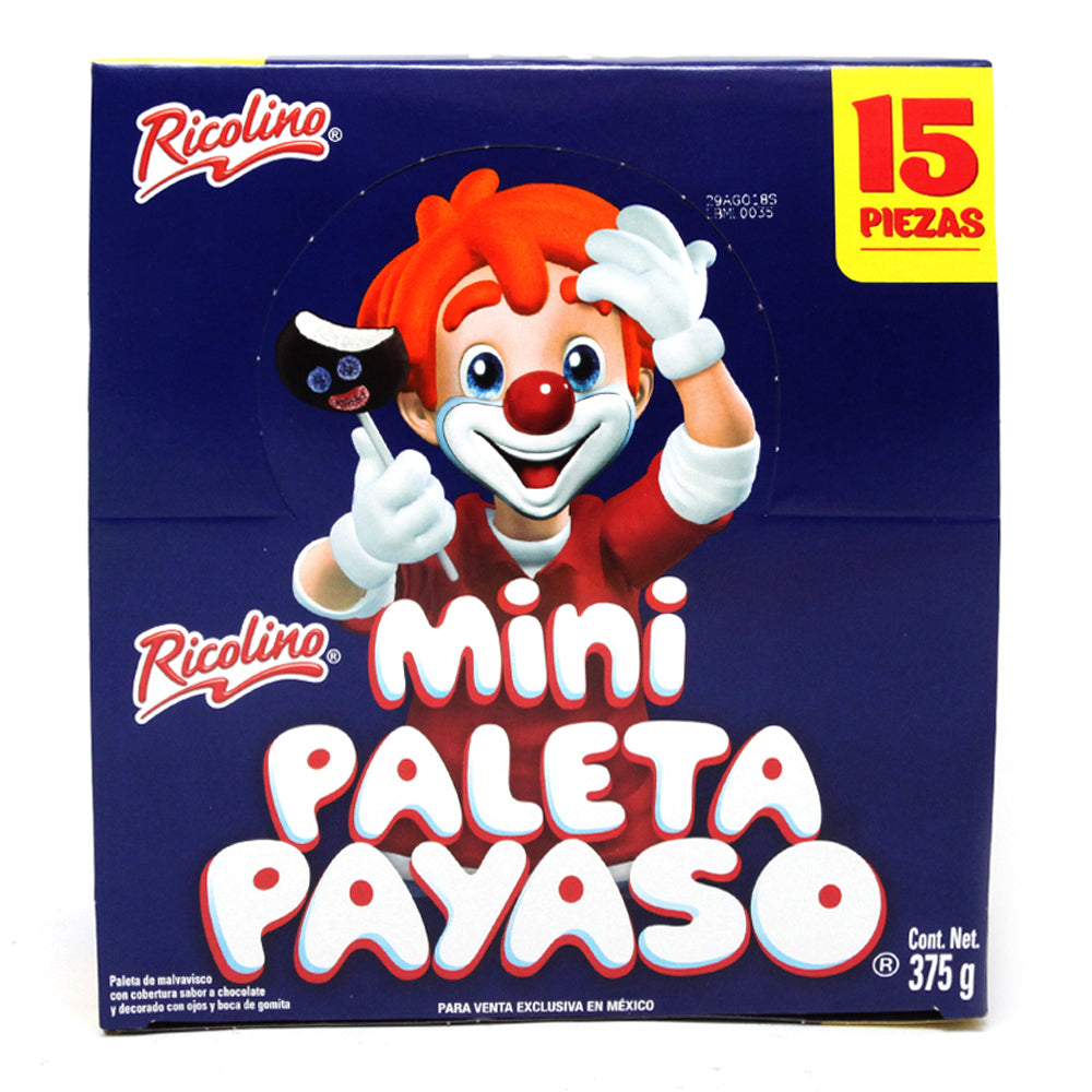 Paleton Payaso Mini 25 Gramos