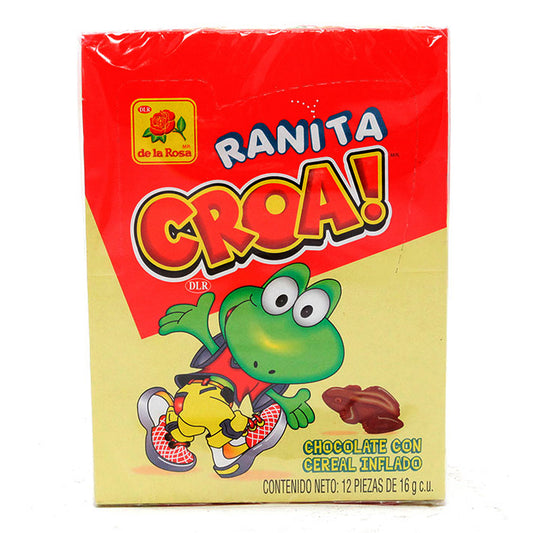 Chocolate Ranita Croa Paquete Con 12 Piezas De 16 Gramos