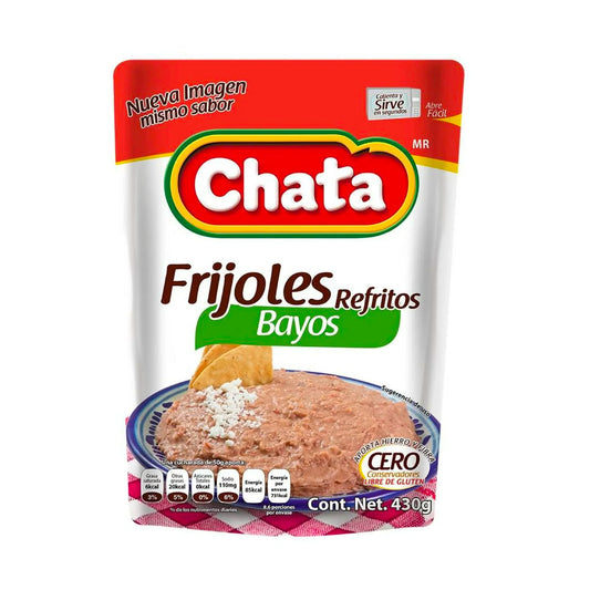 Frijoles Refritos Bayos Pouch Chata 430 gr