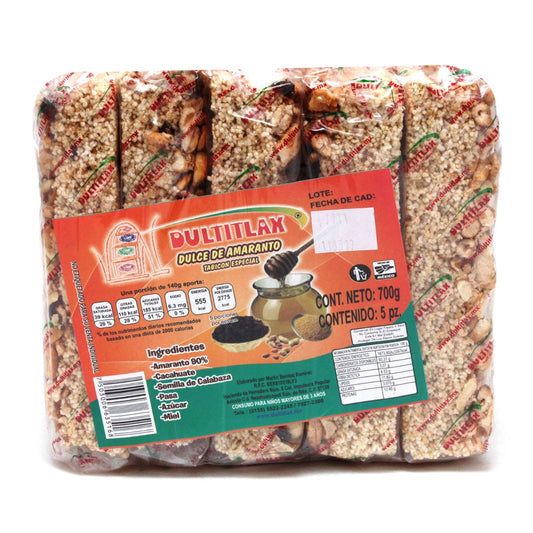 Amaranto Dulitroitlax Tabicon 5 piezas