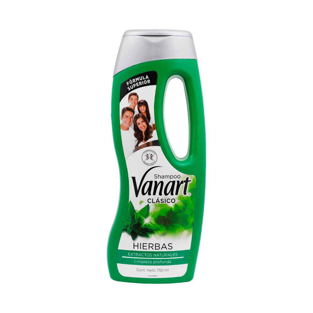 Shampoo Vanart Clásico Hierbas 750 ml