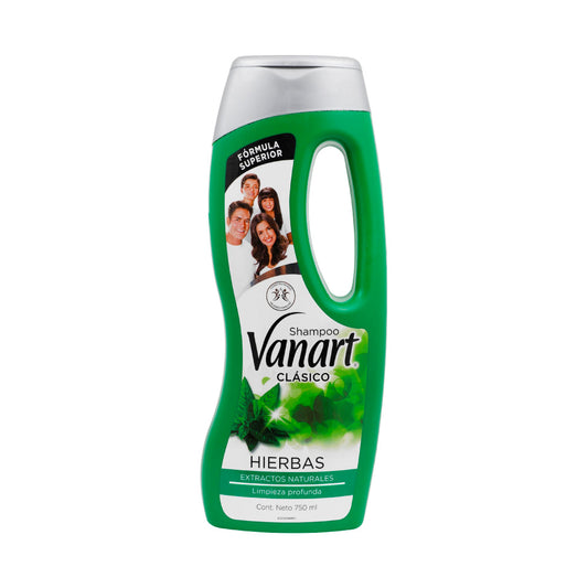 Shampoo Vanart Clásico Hierbas 750 ml