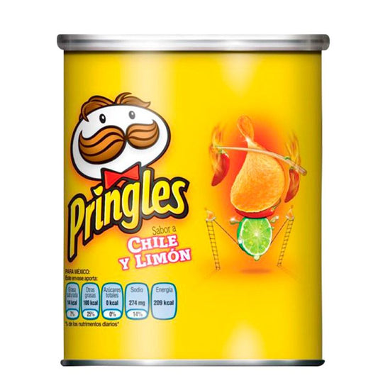 Pringles Papas Fritas Chile Limon 40 gr