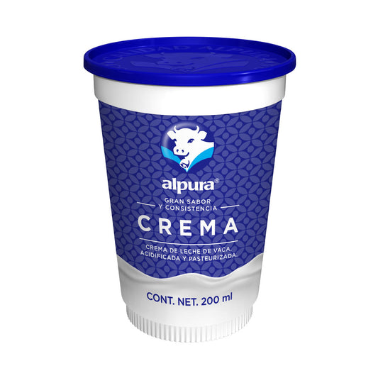 Crema Acida Alpura Pieza 200 mililitros