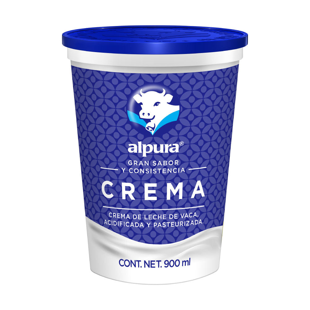 Crema Acida Alpura Pieza 900 mililitros