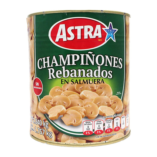 Champiñones Rebanados Astra 2.8 kg