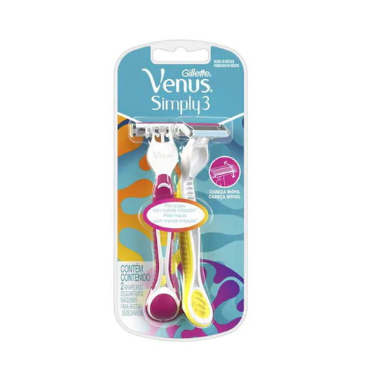 Venus Rastrillo Simply 1 Pqt con 2 Pz