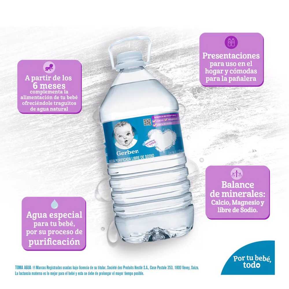 Agua Natural Gerber 4 litro