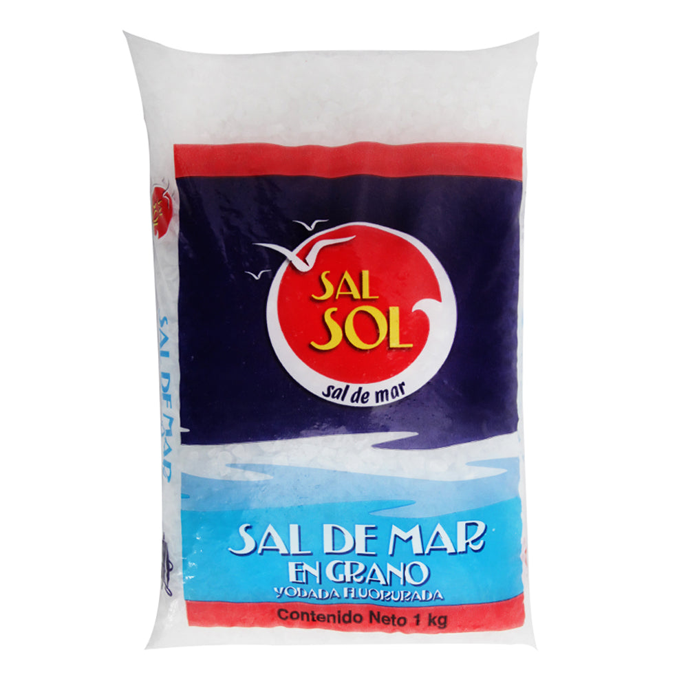 Sal Sol De Grano Yodada Fluorada 1 Kilogramo