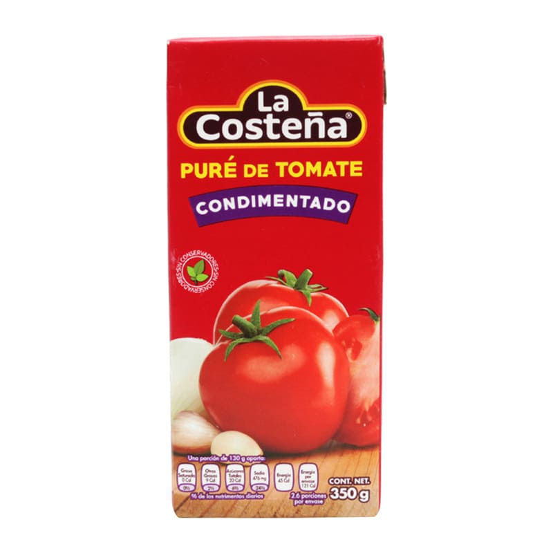 Pure De Tomate Brick La Costeña 350 gr