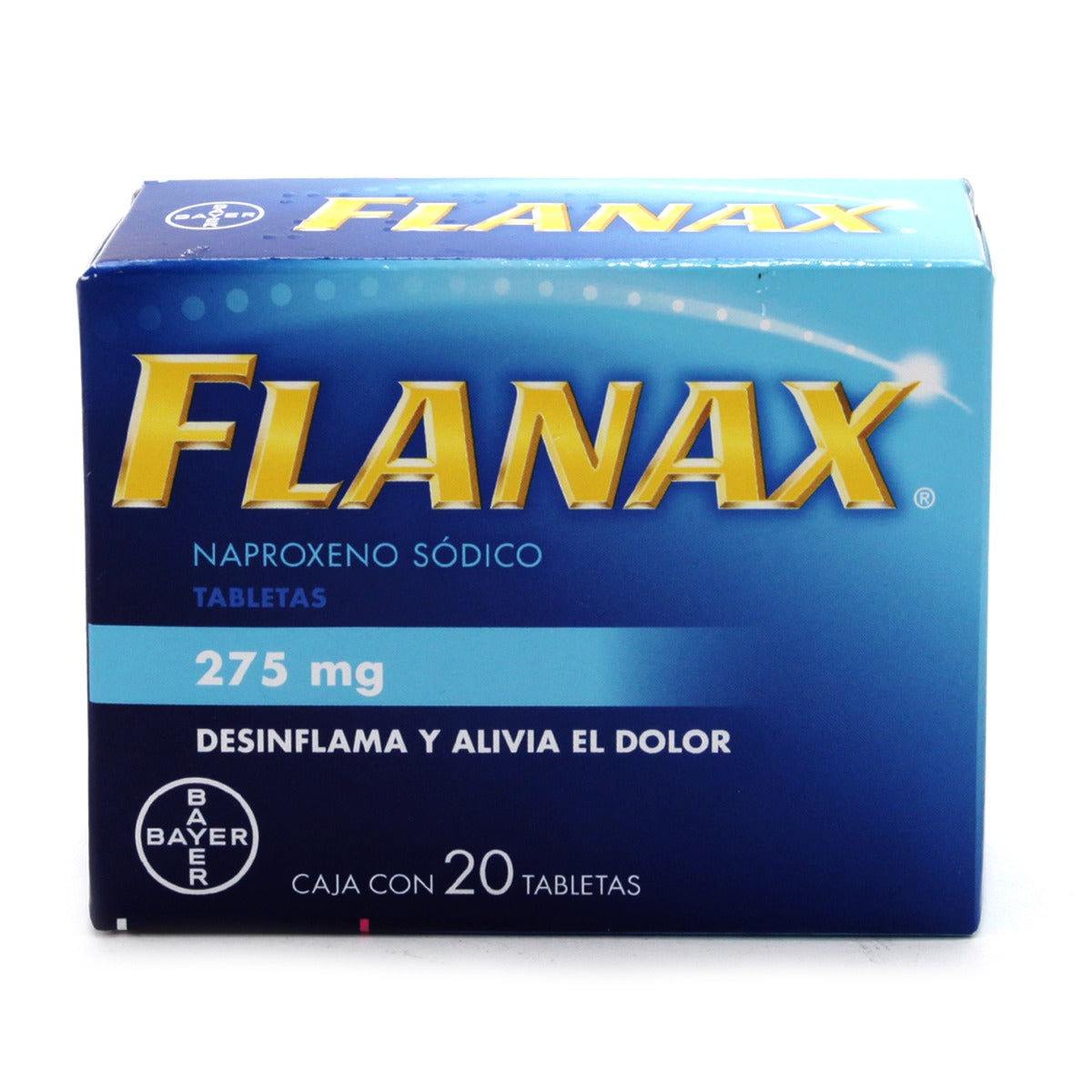 Flanax Anti Inflamatorio 275 Mg Con 20 Tabletas