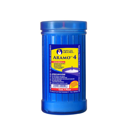 Veladora Aramo Plastico Colores del No. 48