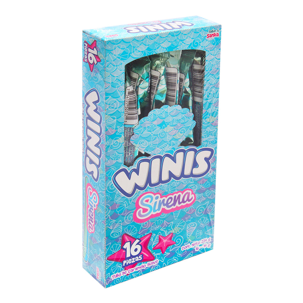 Winis Maxi Tubito Sirena 16 piezas