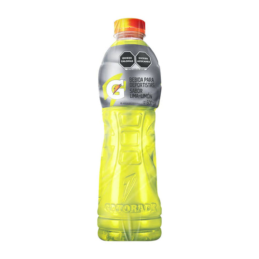Gatorade Bebida Rehidratante Lima Limon Botella con Valvula 600 ml