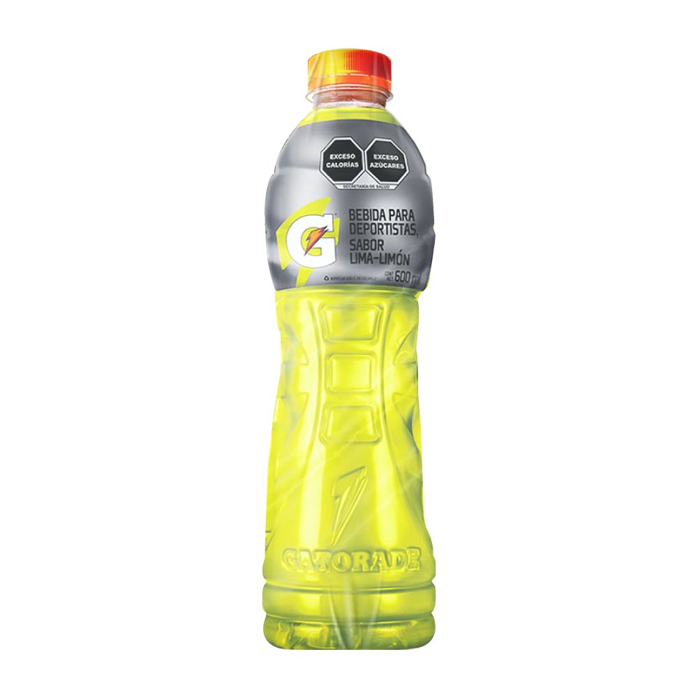 Bebida Rehidratante Gatorade Lima Limon Botella con Valvula 600 Mililitro
