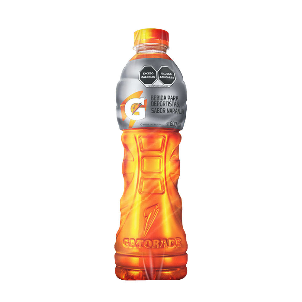 Gatorade Bebida Rehidratante Naranja Botella con Valvula 600 ml
