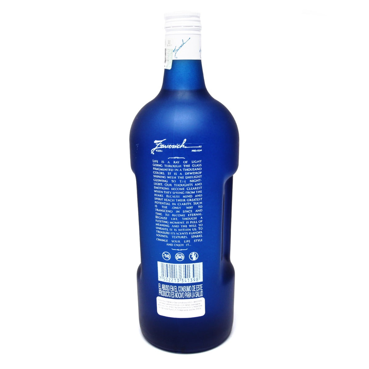 Vodka Zavirech Premium 1.750 mililitros