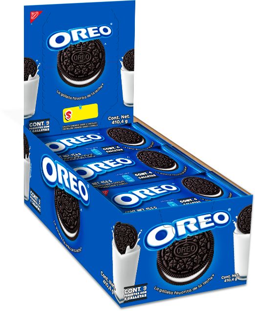 Oreo Paq.  9 pz de 46.5 gr