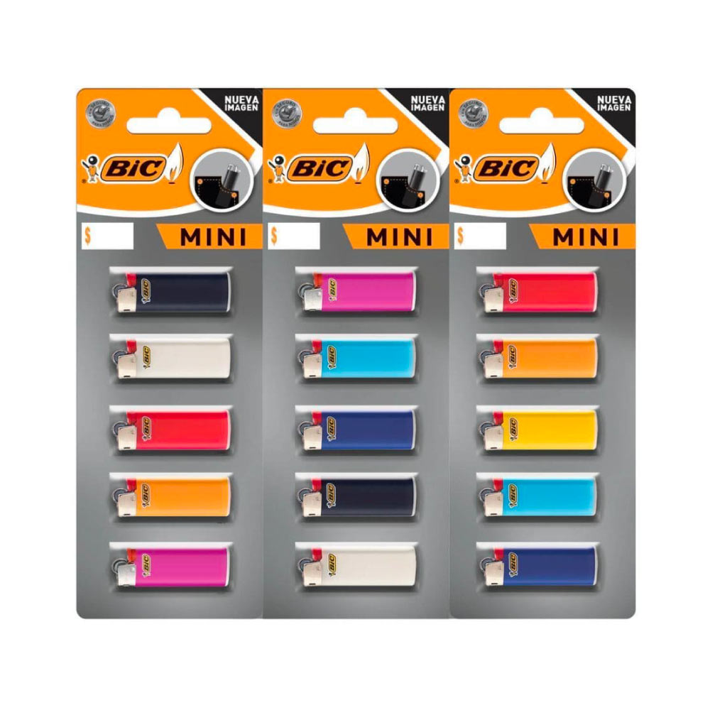 Bic Encendedor Mini Con 15 Pz