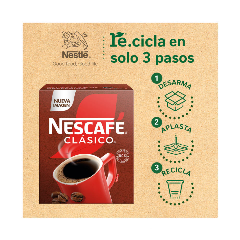 Nescafe Clasico Paquete Con 16 Sobres De 14 gr