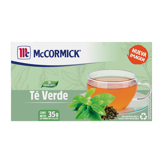 Té verde McCormick 25 sobres