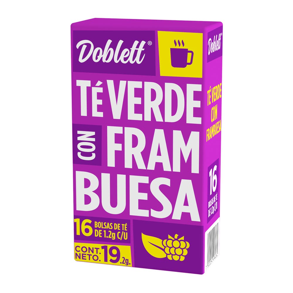 Té Doblett Verde Fram. 16 Sobres De 1.2 gr
