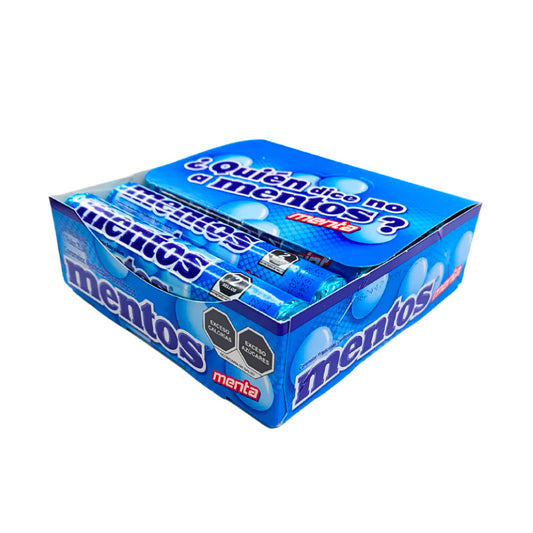 Mentos Menta Paquete Con 12 De 11 Gr