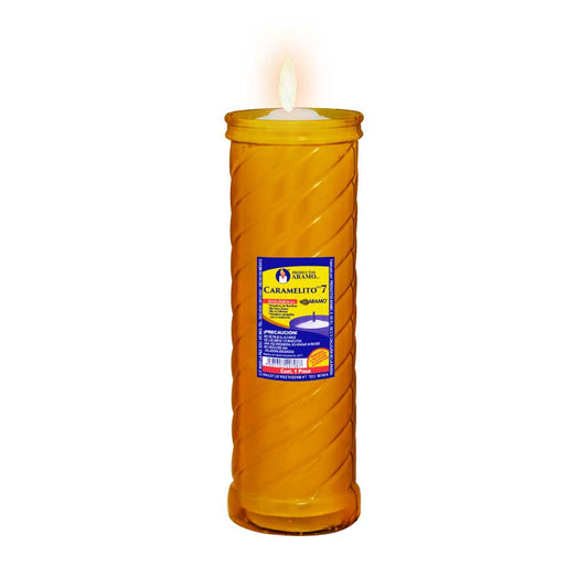 Aramo Veladora Caramelito #7 12 Pz