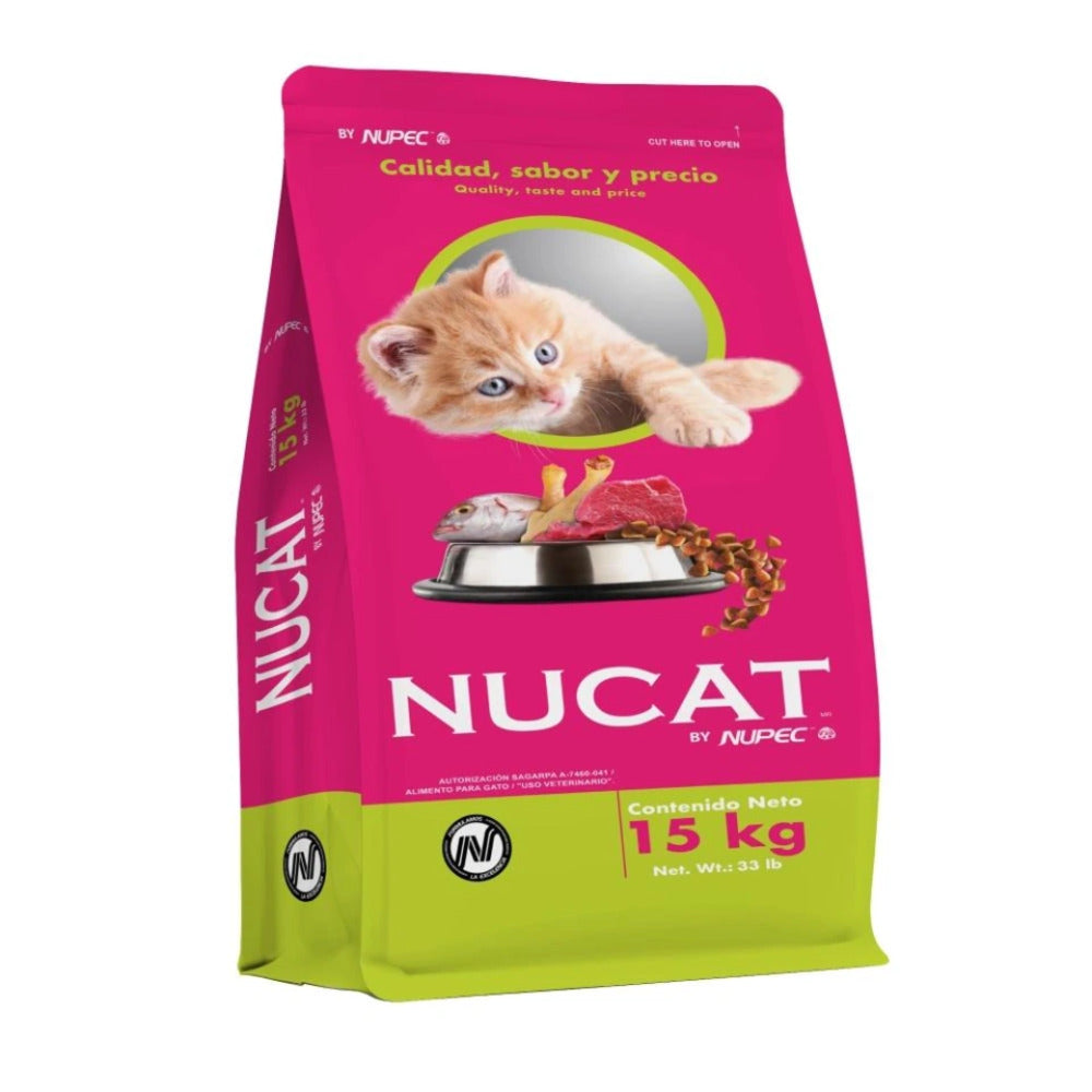 Nucat Alimento Para Gato 15 Kg