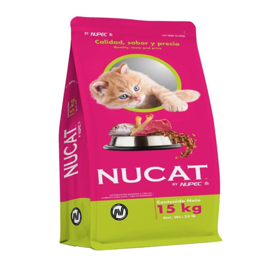 Nucat Alimento Para Gato 15 Kg