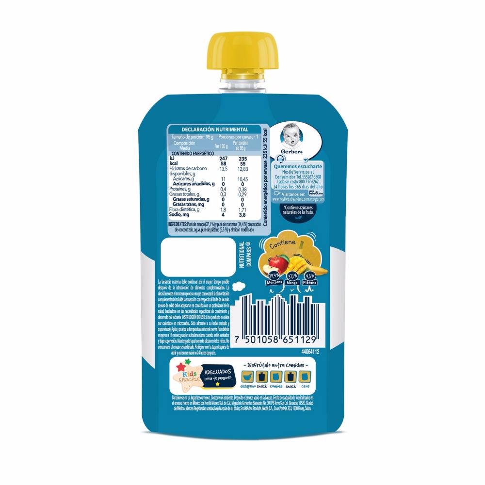 Gerber Doy pack Frutas Mixtas 95 gr