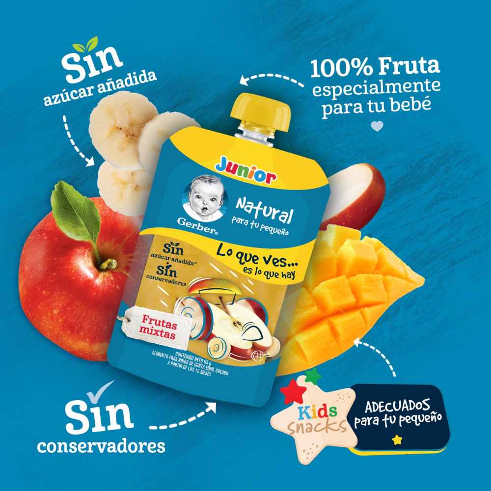 Gerber Doy pack Frutas Mixtas 95 gr