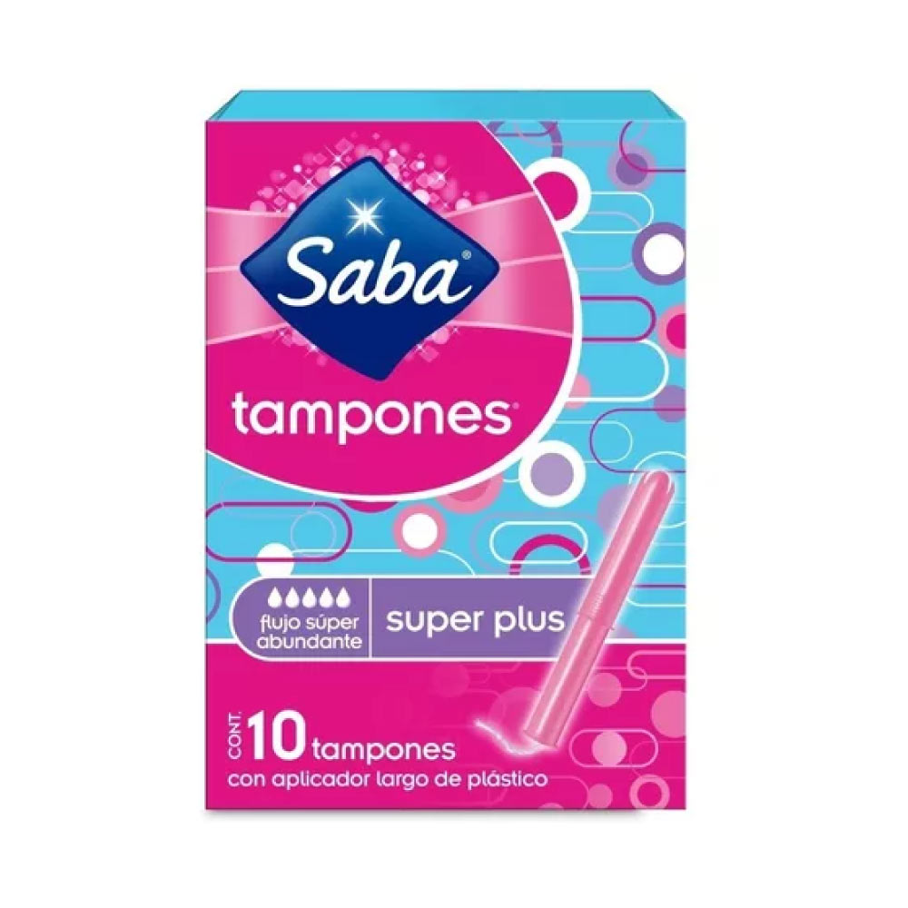 Saba Tampon Super Plus Apl Larg 10 Pz