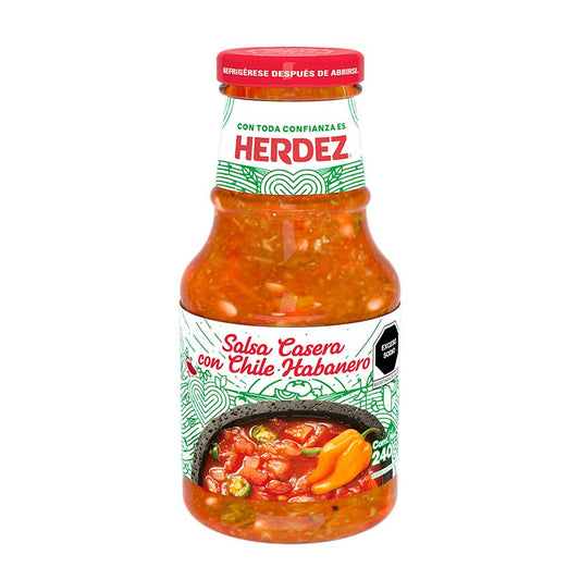 Salsa Casera Herdez con Chile Habanero 240 g