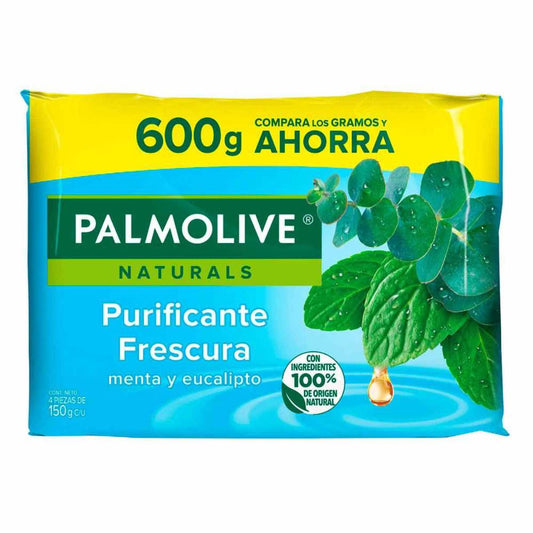 Palmolive Jabón  Naturals Menta&Euca 4/150g