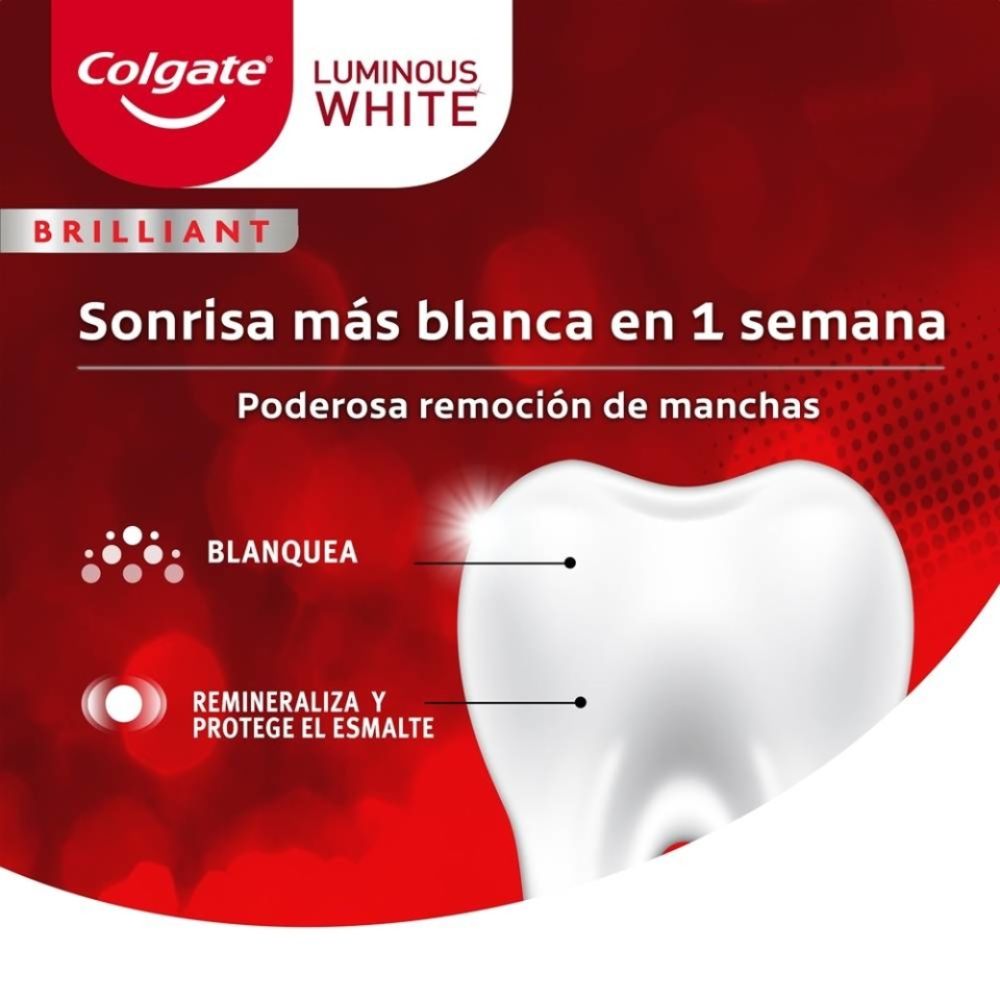 COLGATE CREMA DENTAL LUMINWHTE BRILLNT  2/100ML