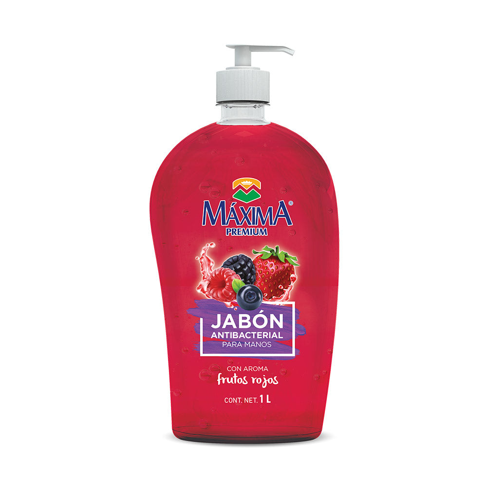 Maxima Premium Jabon Liquido Frutos Rojos  1 Lt