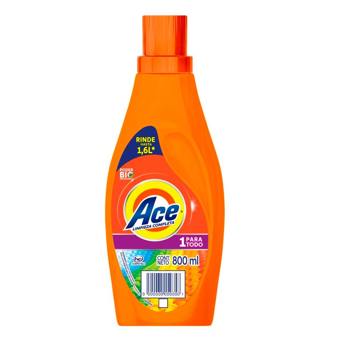Ace 1 Para Todo Liquido 800 ml