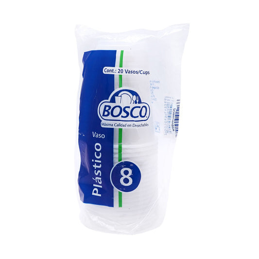 Bosco Vaso Plastico # 8 50 pz