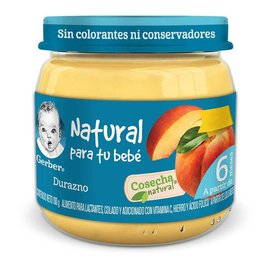 Gerber 2a Etapa  Durazno 100 gr