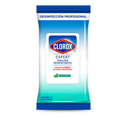 Clorox  Toallita Desinfectantes Exprt Flowpack  Con 30 Pz