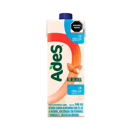 Ades Leche De Almendras Sabor  Natural  946 ml