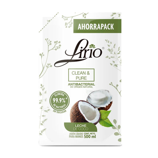 Jabon Lirio C&P Pouch Coco Liquido  500 Ml